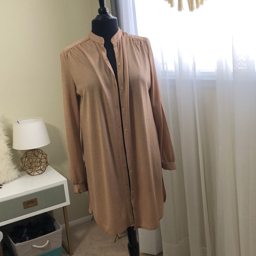 Vintage gold button up